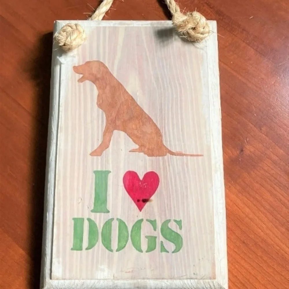 2/$15- Dog Wall Plaques